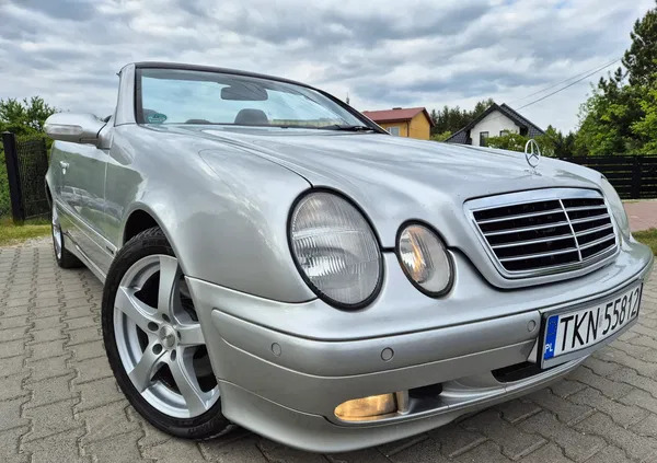 świętokrzyskie Mercedes-Benz CLK cena 21900 przebieg: 215283, rok produkcji 2002 z Końskie